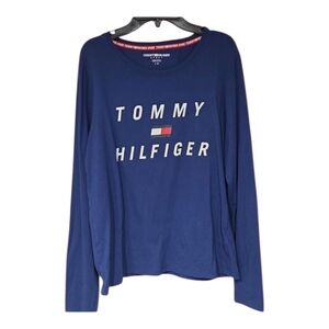 Tommy Hilfiger Navy Long Sleeve Tee